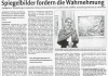 Spiegelbilder fordern die Wahrnehmung