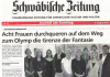 Acht Frauen durchqueren auf dem Weg zum Olymp die Grenze der Fantasie