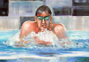 Schwimmend